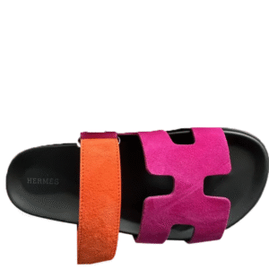 Hermes Noisette Sandala "Pink Orange"