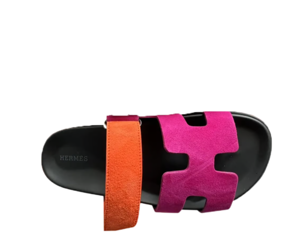 Hermes Noisette Sandala "Pink Orange"