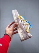 Nike Dunk OFF White Low "Grey-Yellow"