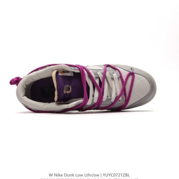 Nike Dunk OFF White Low "Grey-Purple"