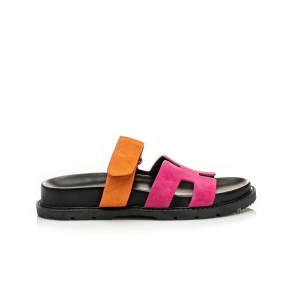 Hermes Noisette Sandala "Pink Orange"
