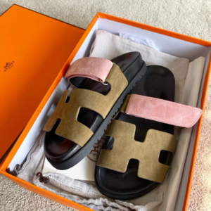 Hermes Noisette Sandala "Brown Pink"