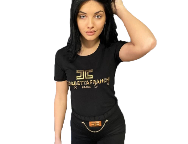 Komplet Elisabetta Franchi Paris "Black Golden"