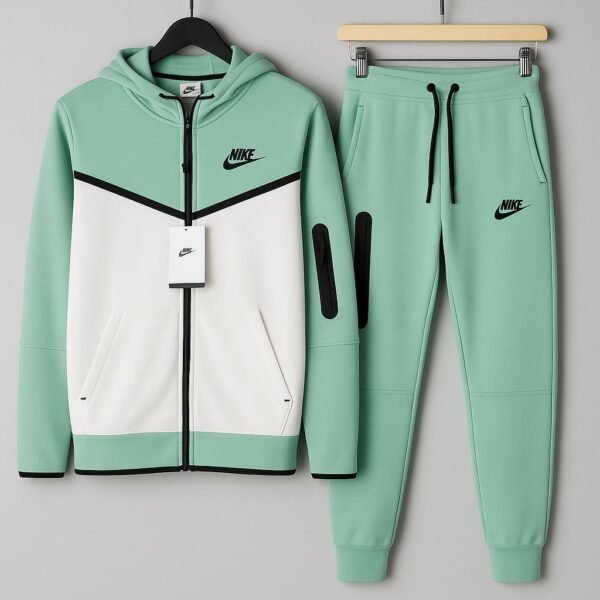 Nike Tech Fleece "Light Green White"