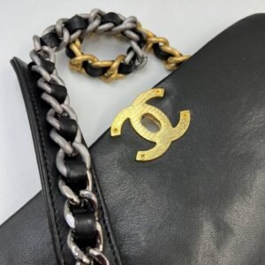 Chanel 19 Flap Bag Black Lambskin