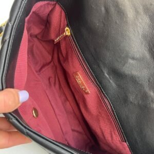 Chanel 19 Flap Bag Black Lambskin