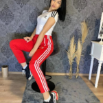 Komplet Adidas "Red White"