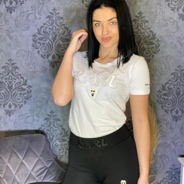 Komplet Karl Lagerfeld "White Black" - Slika 3