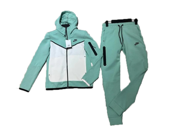 Nike Tech Fleece "Light Green White"