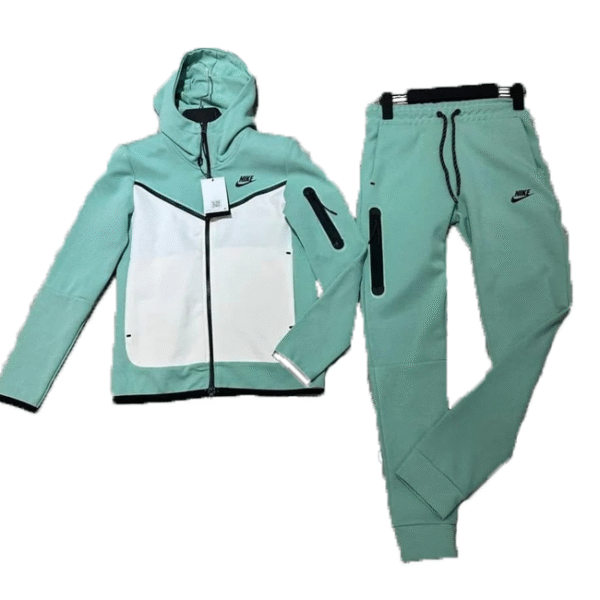Nike Tech Fleece "Light Green White"