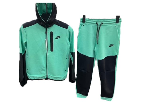 Nike Tech Fleece "Green Black" KIDS