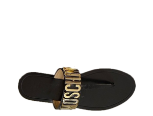 Moschino Sandale "Black Golden"