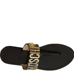 Moschino Sandale "Black Golden"