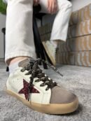 Golden Goose "Cream White - Red Star"