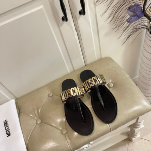 Moschino Sandale "Black Golden"