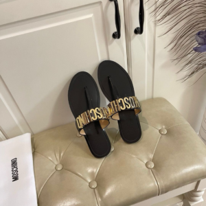 Moschino Sandale "Black Golden"