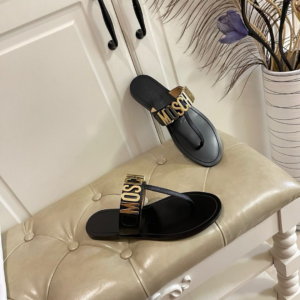 Moschino Sandale "Black Golden"