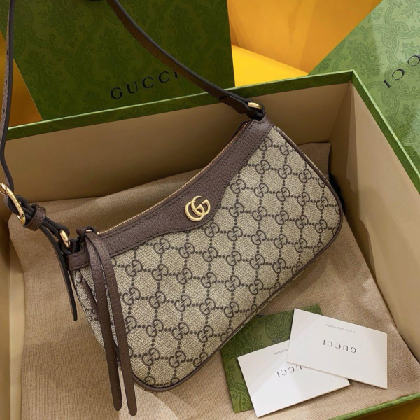 Torba Gucci Shoulder Small "Light Brown" - Slika 3