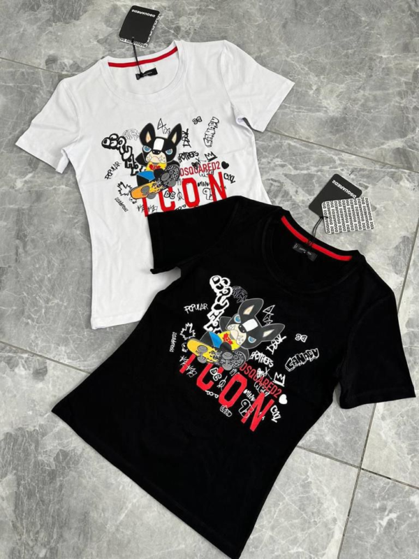 Majice Icon Dsquared2 "Dog Skater" - Više Boja