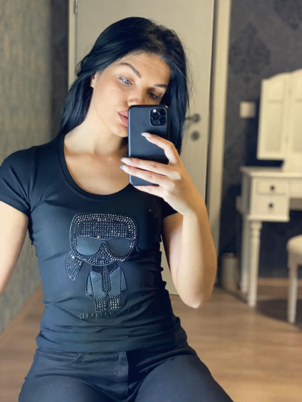 Majice Karl Lagerfeld "Black Simple" - Slika 3
