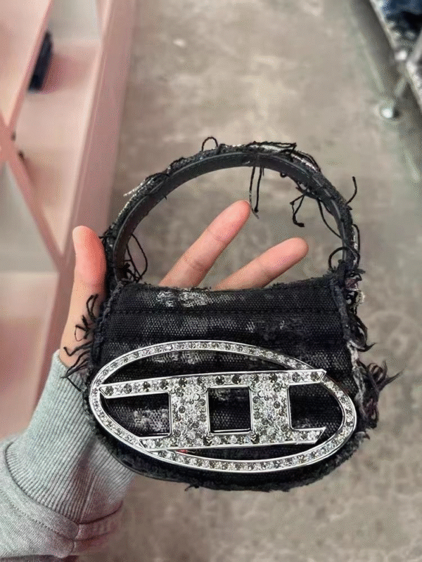 Torba Diesel Shoulder "Black - Silver" - Slika 2
