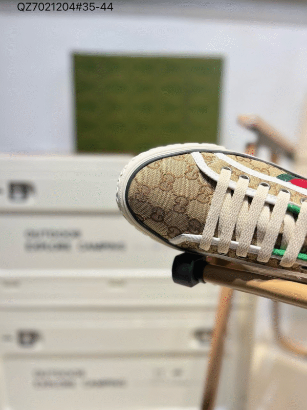 Gucci Shoes "Light Brown - Green, White" - Slika 5