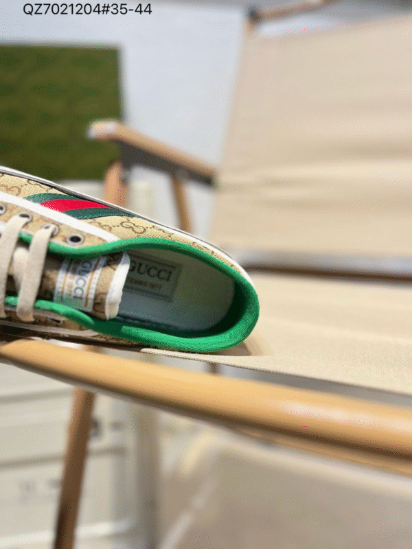 Gucci Shoes "Light Brown - Green, White" - Slika 6