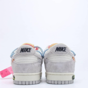 Nike Dunk OFF White Low "Grey-Light Blue"