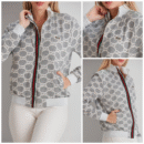 Tanka Jakna Gucci "White, Grey - Red, Green"