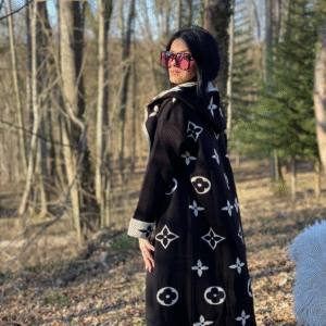 Kardigan Louis Vuitton "Black - White"