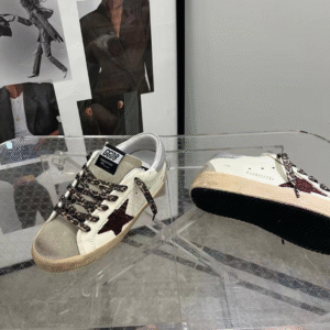 Golden Goose "Cream White - Red Star"