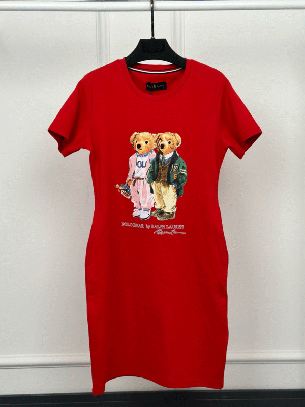 Haljina POLO BEAR by Ralph Lauren V2 "Red"