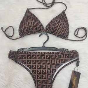 Kupaći kostim Fendi "Light Brown - Black"