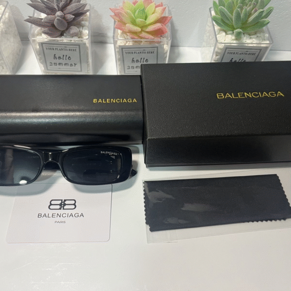 Naočale Balenciaga "Black - Golden BB" - Slika 4