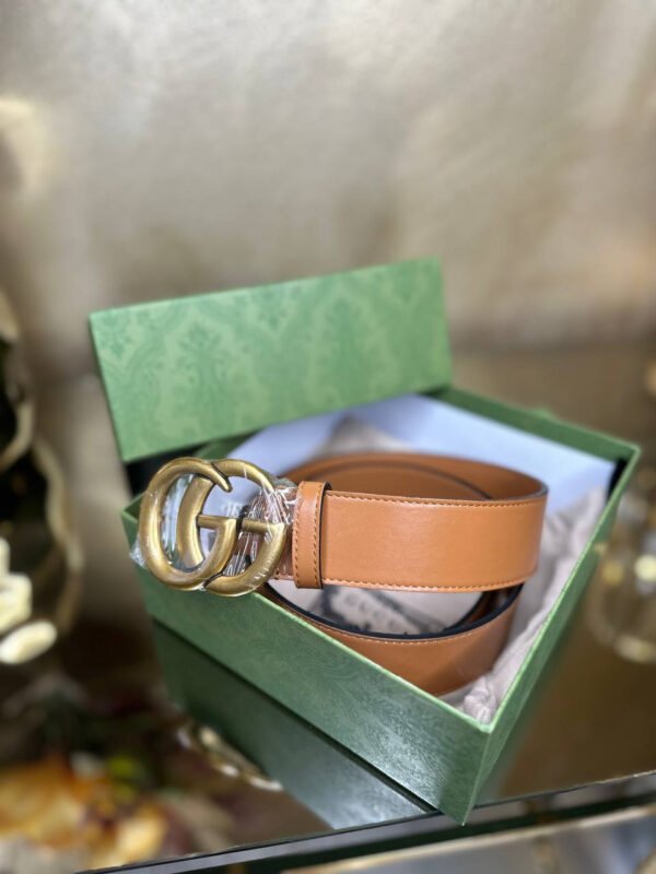 Gucci Belt Brown-Golden - Slika 2