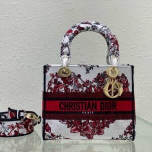 Torba Christian Dior Paris "Red Butterfly" - Mini