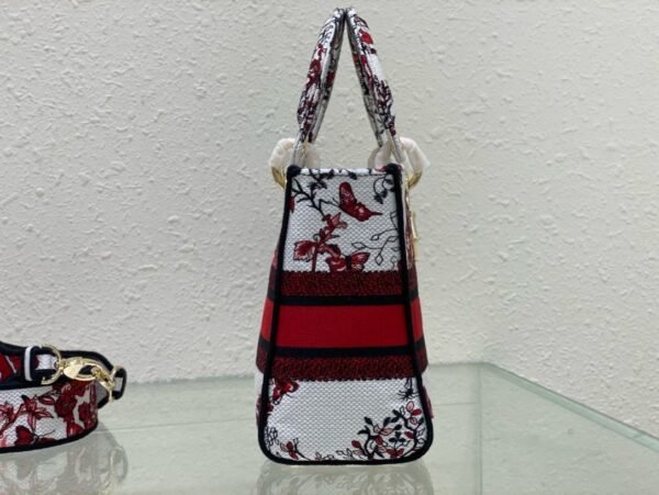 Torba Christian Dior Paris "Red Butterfly" - Mini - Slika 3