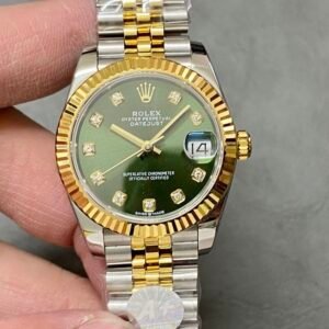 Datejust Silver-Gold-Green  31/41cm