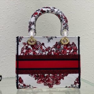 Torba Christian Dior Paris "Red Butterfly" - Mini