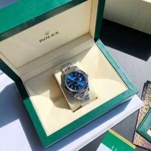 Datejust Silver / Royal Blue