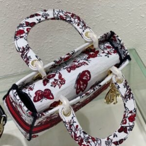 Torba Christian Dior Paris "Red Butterfly" - Mini