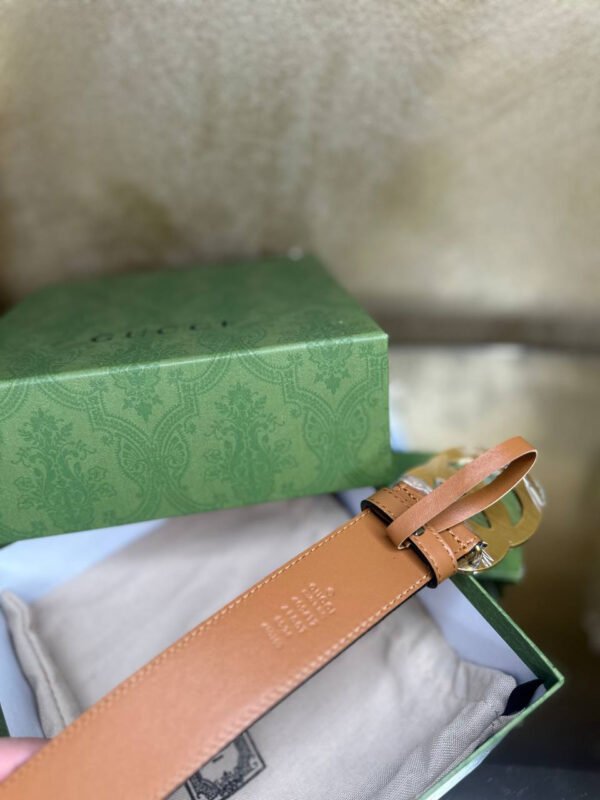 Gucci Belt Brown-Golden - Slika 3