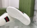 Gucci White Leather With Bee