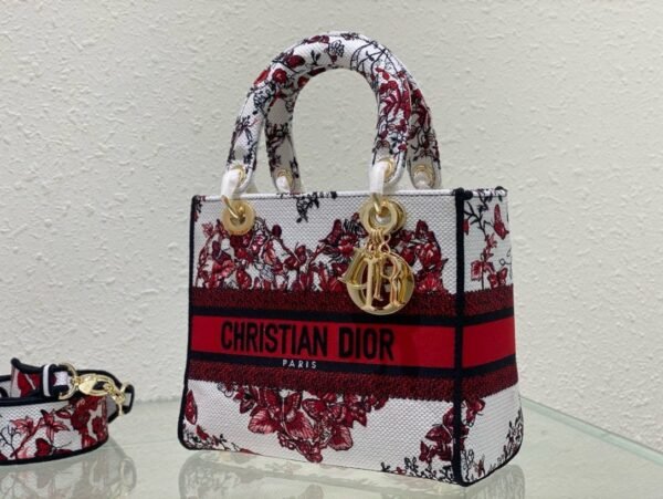 Torba Christian Dior Paris "Red Butterfly" - Mini - Slika 2