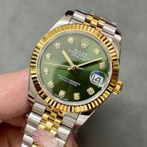 Datejust Silver-Gold-Green  31/41cm
