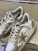 Golden Goose "White - Brown Star"