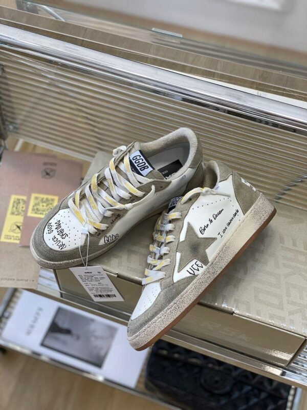 Golden Goose "White - Brown Star" - Slika 6