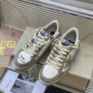 Golden Goose "White - Brown Star"