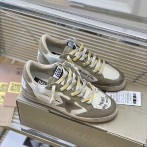 Golden Goose "White - Brown Star"