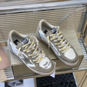 Golden Goose "White - Brown Star"